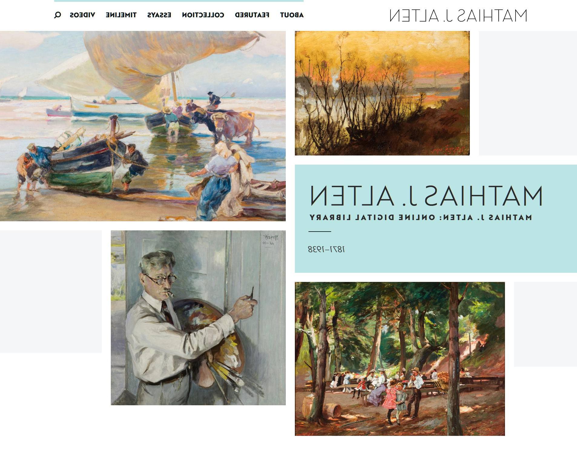 screenshot of mathiasalten.com